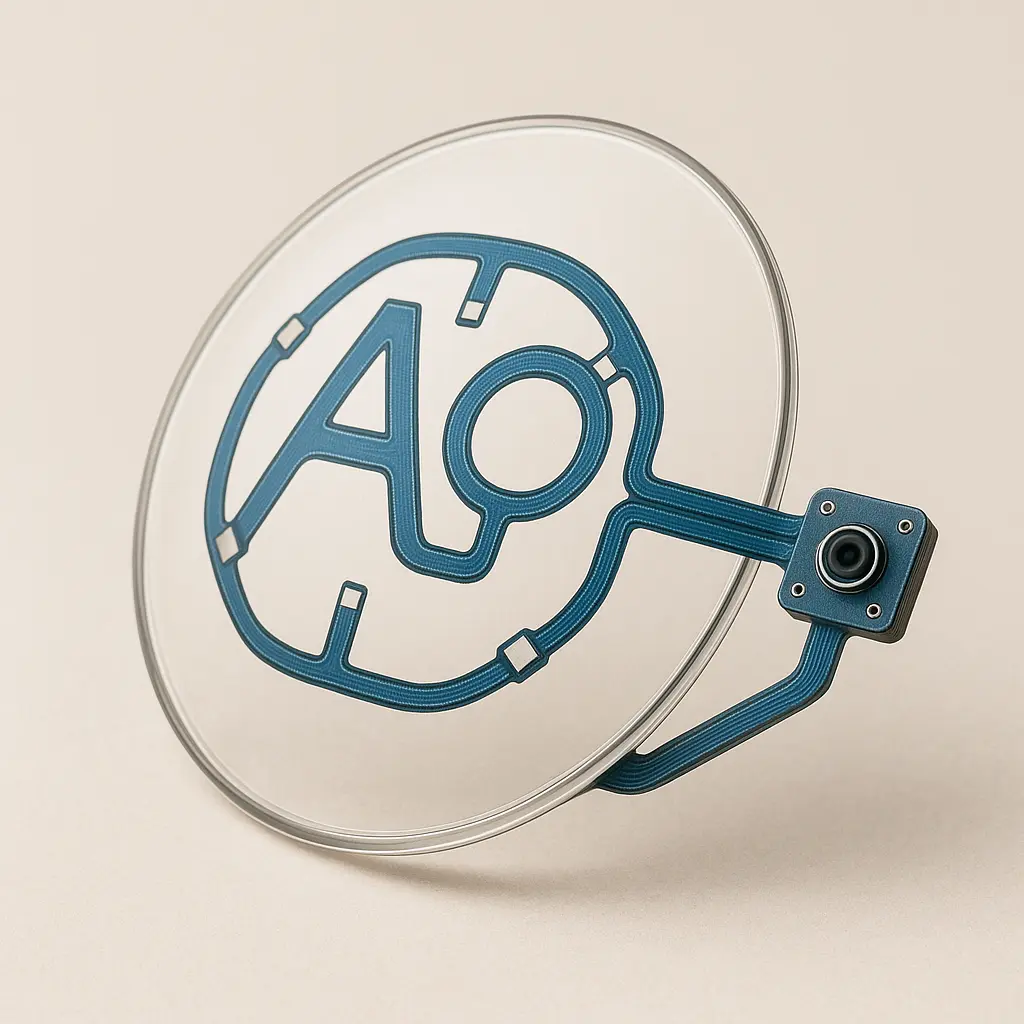 Embedded electronics in smart eyewear lens